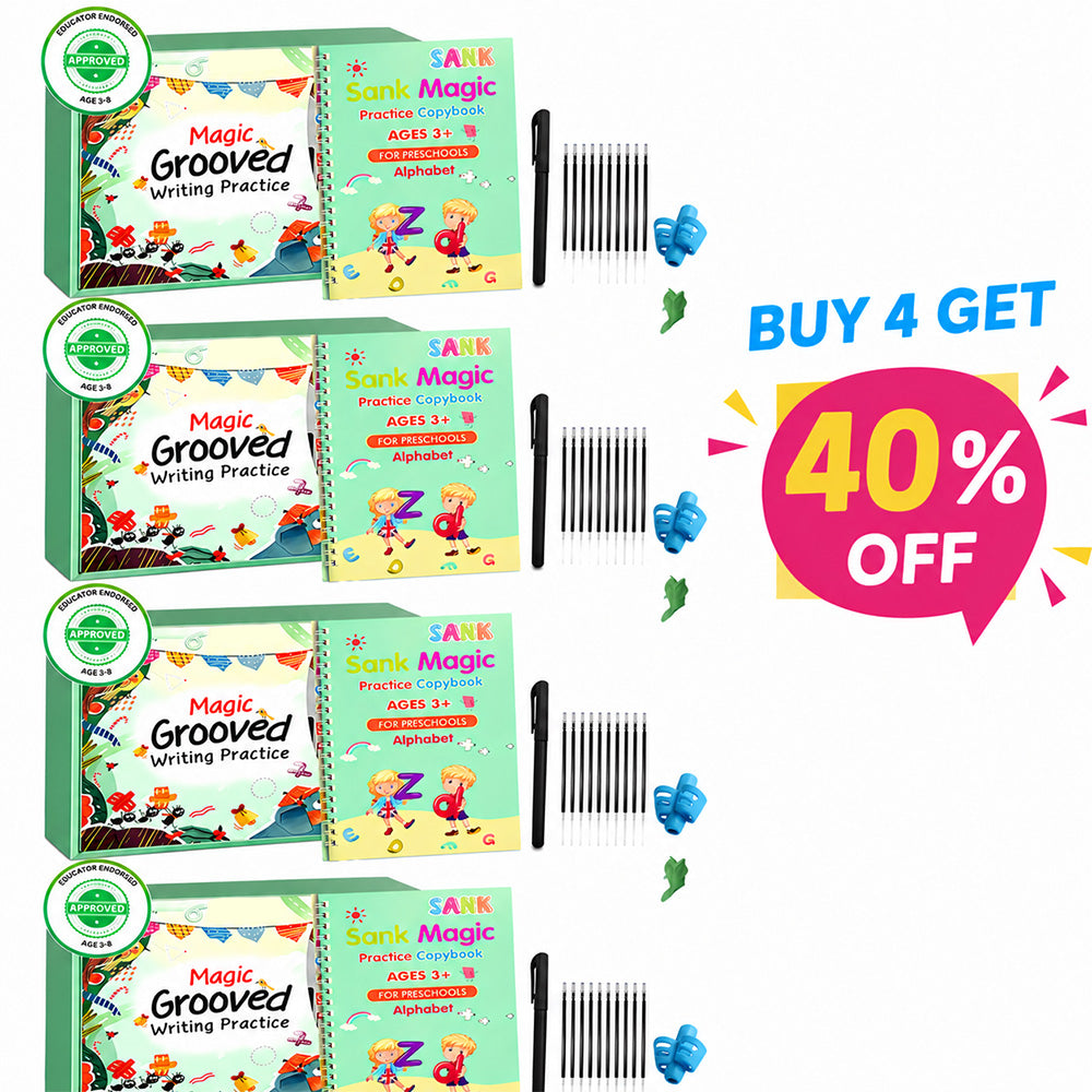 💥LAST DAY SALE 50%OFF💥📚MagicBook | Kids Practice Copybook Set