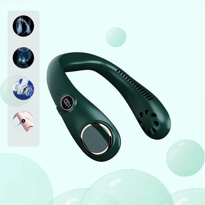 🎧Hands-Free Cooling Wherever Summer Takes You-Stay cool on walks, commutes, outdoor days, and hot workspaces with a lightweight wearable neck fan.