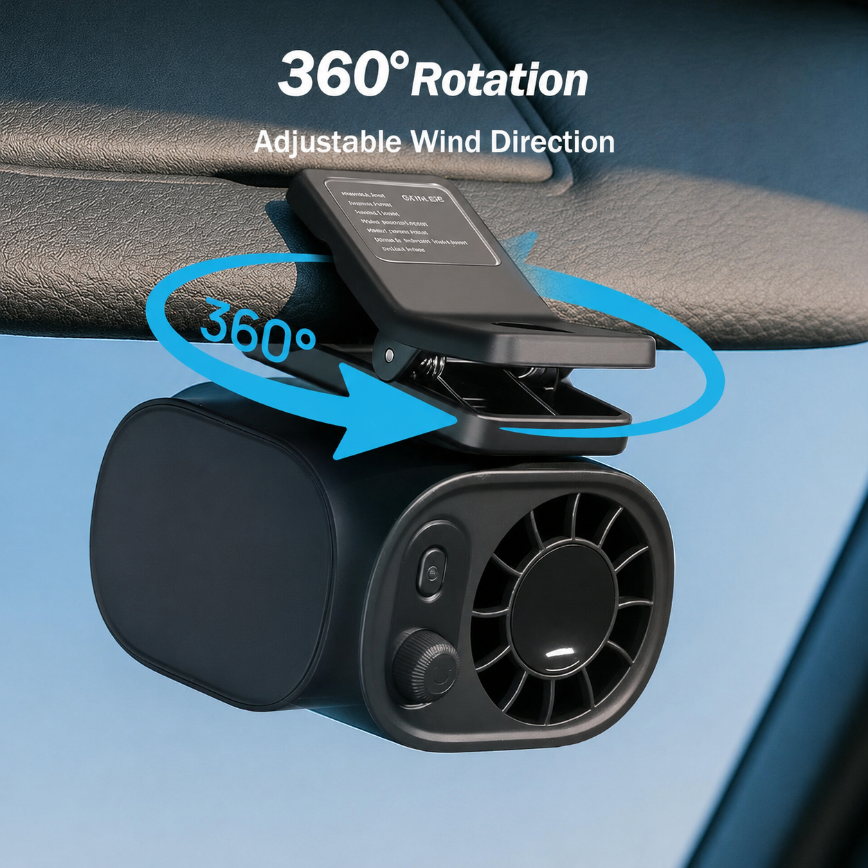 up Clip-On Portable Cooling Fan-Hands-Free Cooling Wherever Summer Takes You