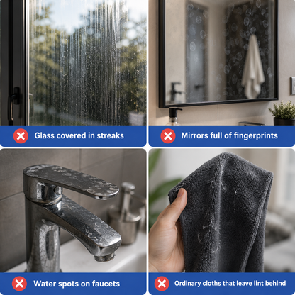 🔥 Up to 50% OFF ivopalo® Magic Cleaning Cloths - One Wipe for Streak-Free Glass, Mirrors & Stainless Steel