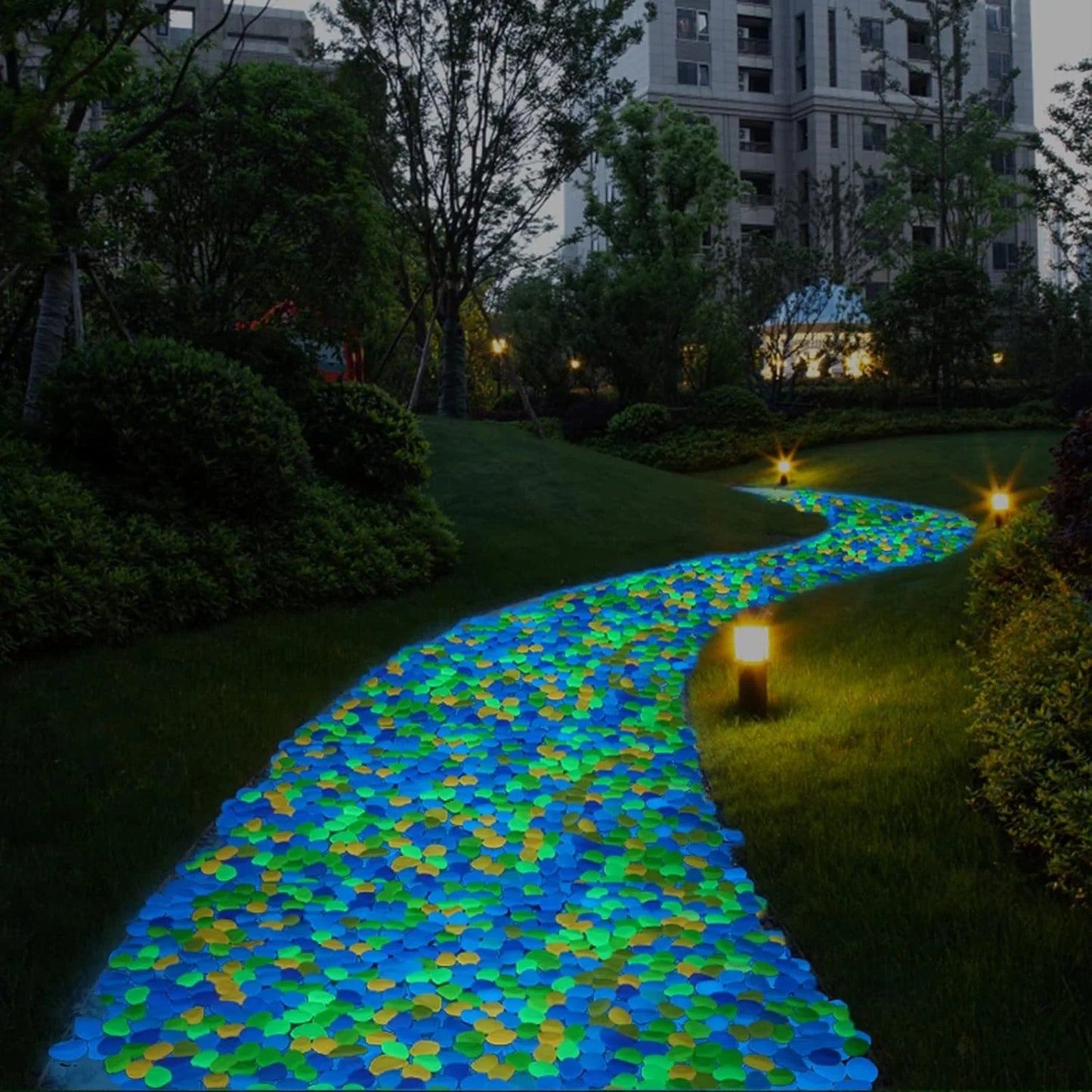up💥LIMITED TIME ONLY: 49% OFF💥🌈Colorful Glow-in-the-Dark Garden Stones