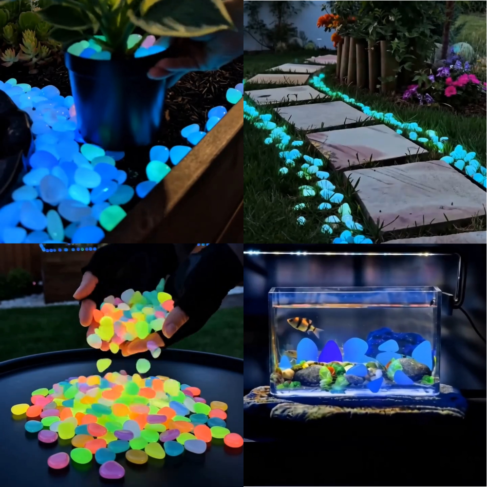 up💥LIMITED TIME ONLY: 49% OFF💥🌈Colorful Glow-in-the-Dark Garden Stones