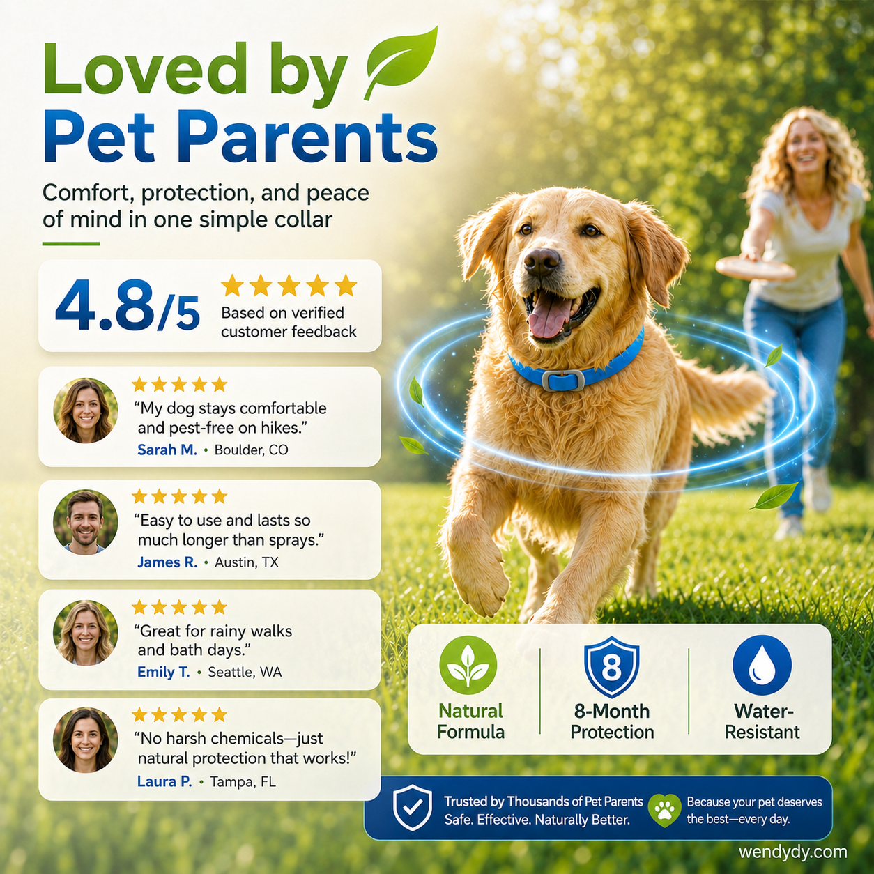 up⏰🔥LIMITED TIME 50% OFF!🔥50K+ SOLD! Natural Essential Oil Pet Pest Repellent Collar (Copy)