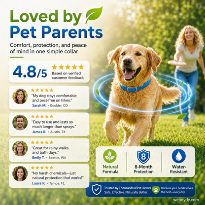 up⏰🔥LIMITED TIME 50% OFF!🔥50K+ SOLD! Natural Essential Oil Pet Pest Repellent Collar (Copy)