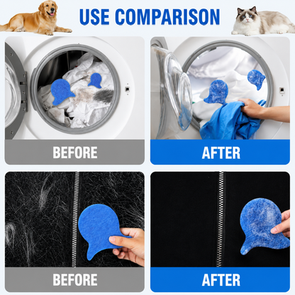 ⏳LAST DAY BUY 2 GET 1 FREE!💦 Laundry Pet Hair Removal Fish - 5 Pack