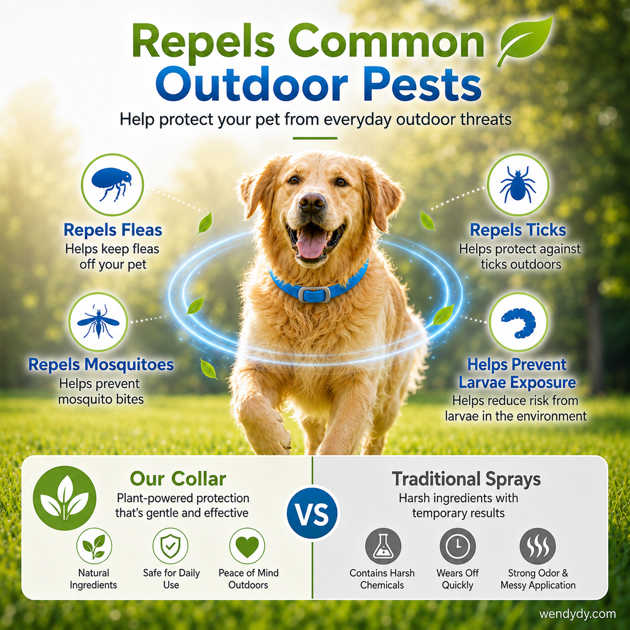 up⏰🔥LIMITED TIME 50% OFF!🔥50K+ SOLD! Natural Essential Oil Pet Pest Repellent Collar (Copy)
