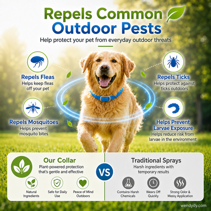 up⏰🔥LIMITED TIME 50% OFF!🔥50K+ SOLD! Natural Essential Oil Pet Pest Repellent Collar (Copy)