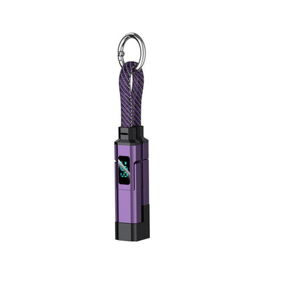 up🔥4-in-1 Digital Display Keychain Charging Cable