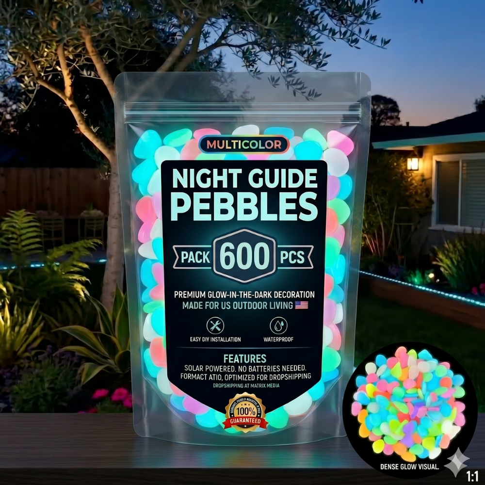 up💥LIMITED TIME ONLY: 49% OFF💥🌈Colorful Glow-in-the-Dark Garden Stones