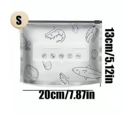 🔥 ivopalo® Reusable Aluminium Foil Sealable Storage Bags — Keep Food Fresh For Longer