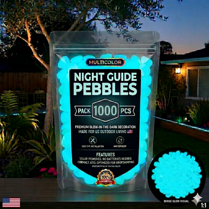 up💥LIMITED TIME ONLY: 49% OFF💥🌈Colorful Glow-in-the-Dark Garden Stones