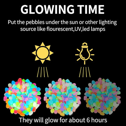 up💥LIMITED TIME ONLY: 49% OFF💥🌈Colorful Glow-in-the-Dark Garden Stones