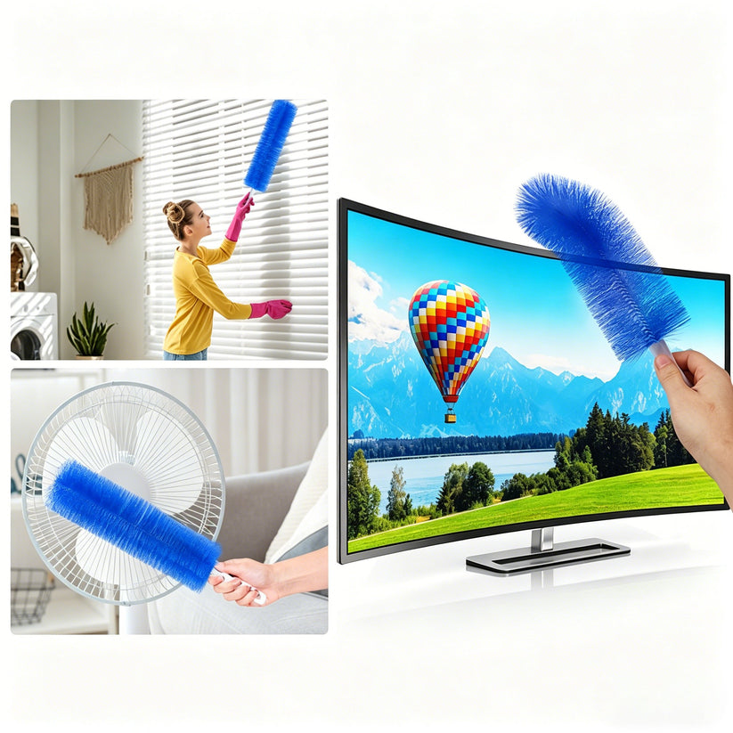 🔥 50% OFF Today | Bendable Microfiber Dust Remover – Reach Fans Vents & Tight Corners With Ease