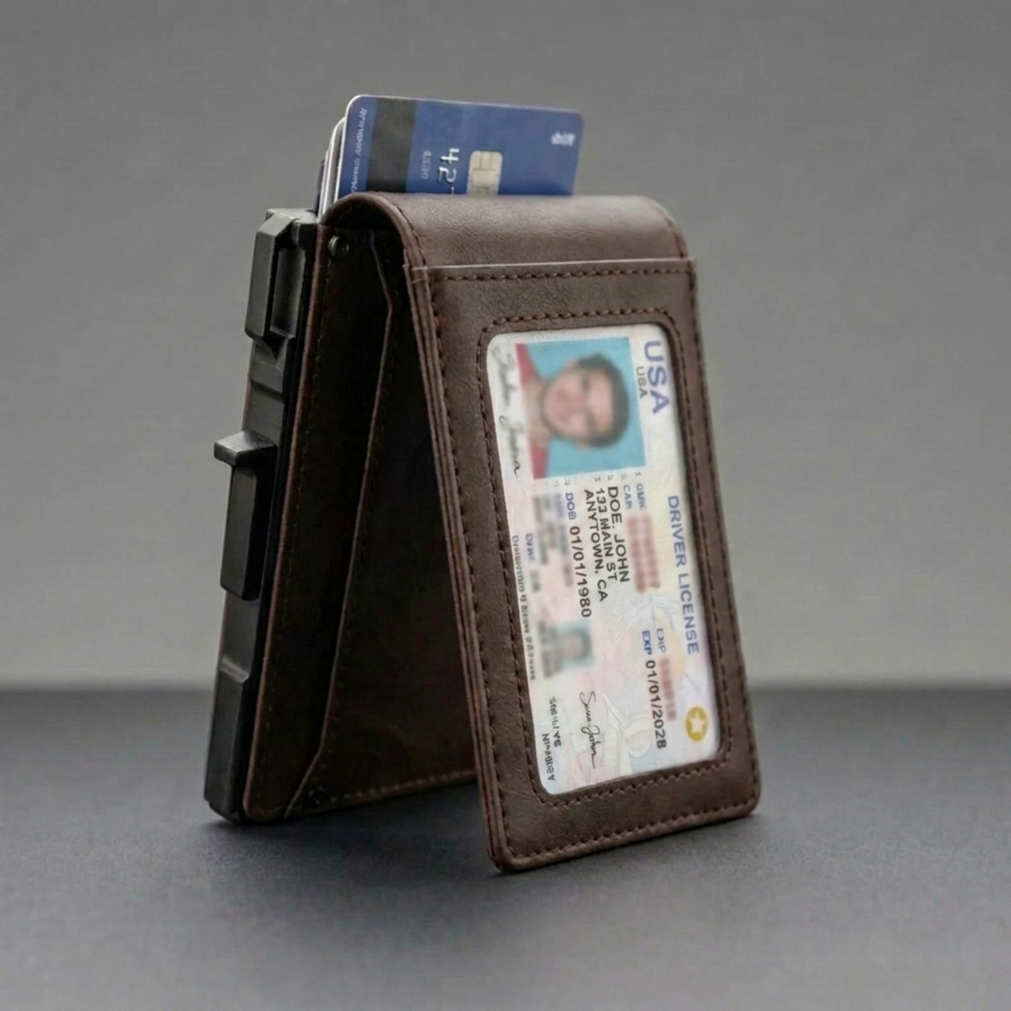Minimalist Pop-Up Card Wallet - Maximum Capacity. Minimal Footprint.