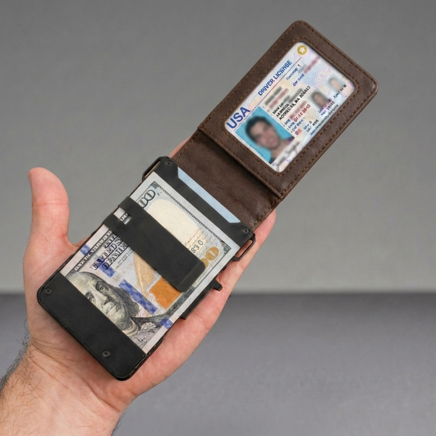 Minimalist Pop-Up Card Wallet - Maximum Capacity. Minimal Footprint.