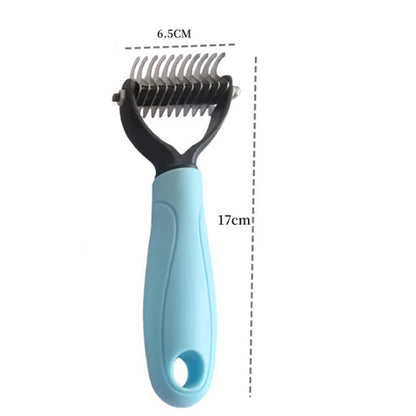 🌸🐱 ivopalo® Double-Sided Grooms Comb – For Dogs & Cats 🐶🐱