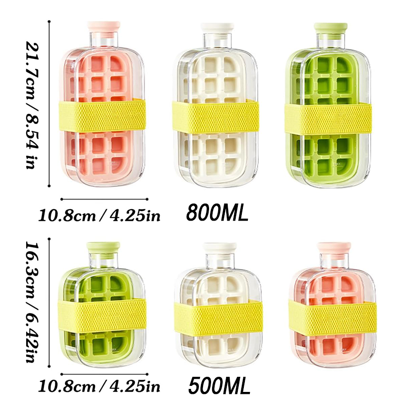 🆙2-IN-1 ICE BOTTLE — MAKE ICE, PRESS & DRINK