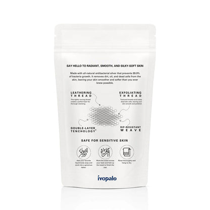 ivopalo Exfoliating Antibacterial Shower Towel