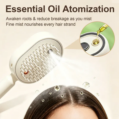 🔥50% OFF! 🔥Electric Spray Scalp Massage Brush with Mist & Red Light