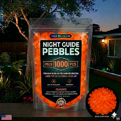 up💥LIMITED TIME ONLY: 49% OFF💥🌈Colorful Glow-in-the-Dark Garden Stones