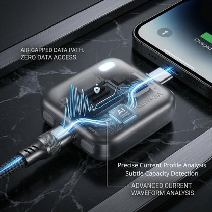 🔋ivopalo® Smart Auto-Disconnect Type-C Charging Guard – 140W Anti-Overcharge Adapter for Safe Overnight Charging
