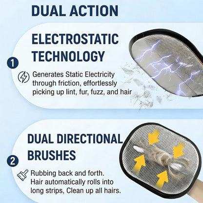 Reusable Electrostatic Pet Hair Removal Glove