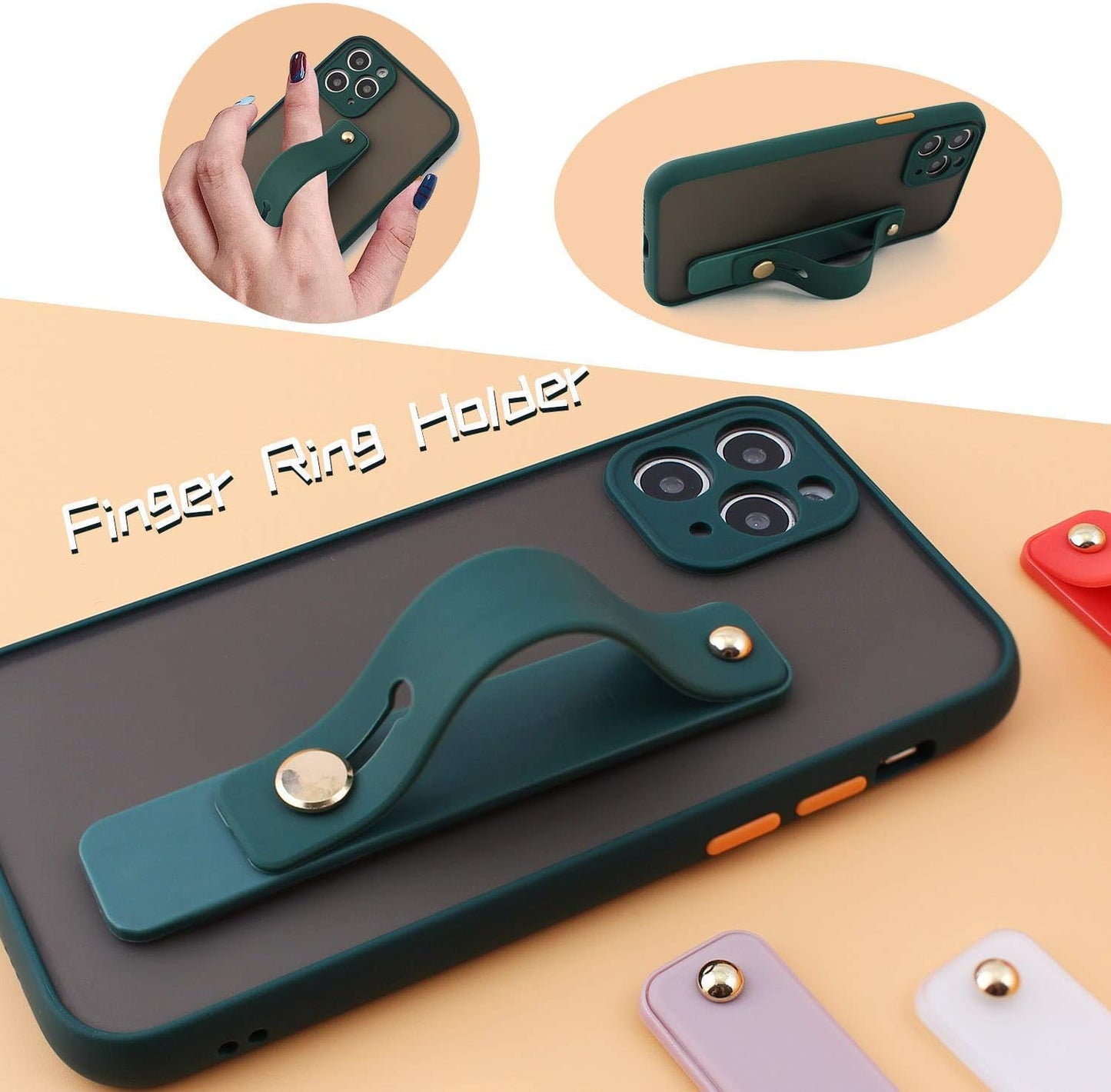 Anti-Drop Phone Grip Strap – Hold, Stand & Scroll With One Hand