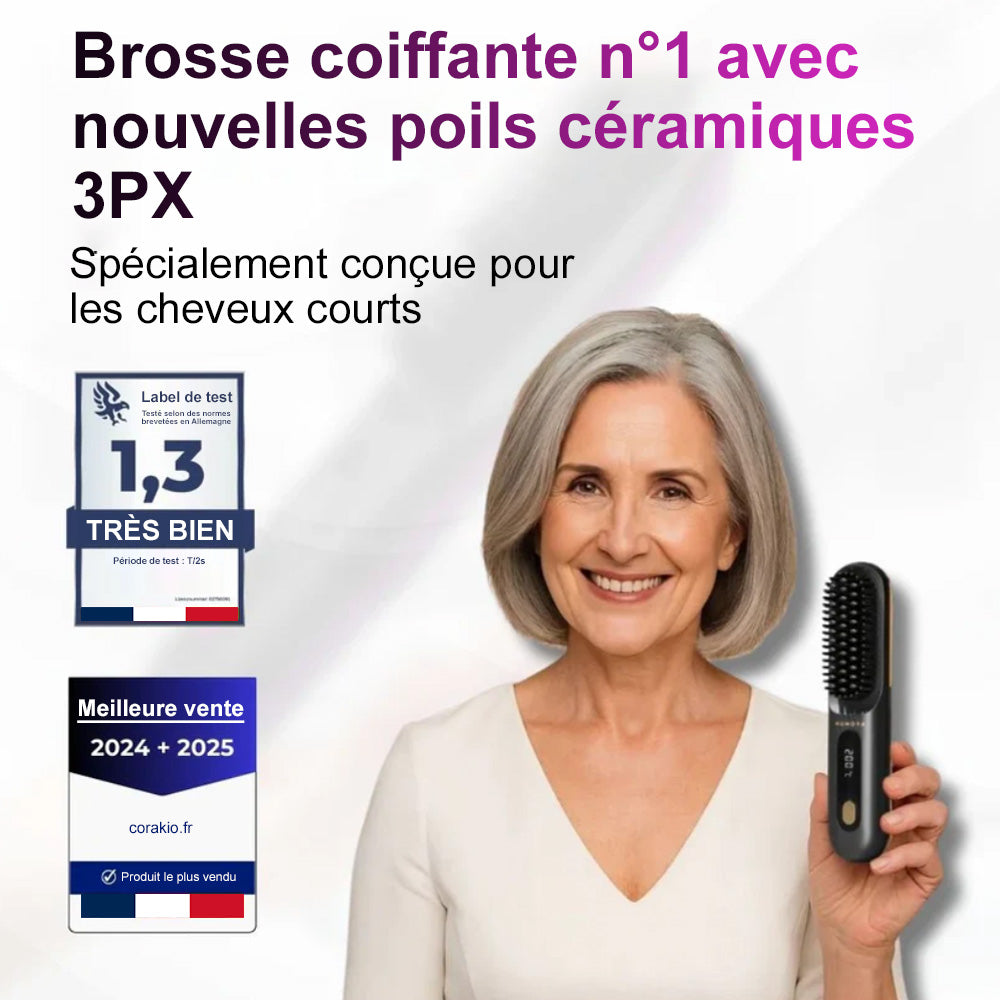 🆙Ⓜ️ Short Hair Styling Revolution: The Smart Brush for Precise and Effortless Looks 🪮✨