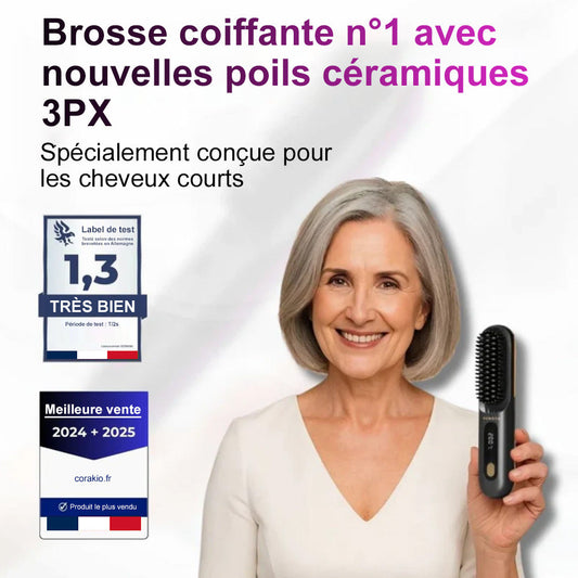 🆙Ⓜ️ Short Hair Styling Revolution: The Smart Brush for Precise and Effortless Looks 🪮✨