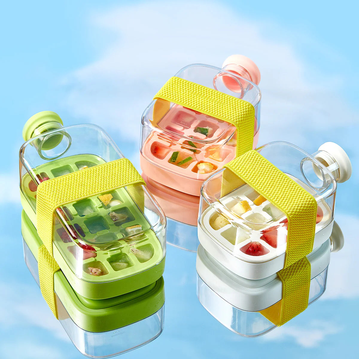 🆙2-IN-1 ICE BOTTLE — MAKE ICE, PRESS & DRINK