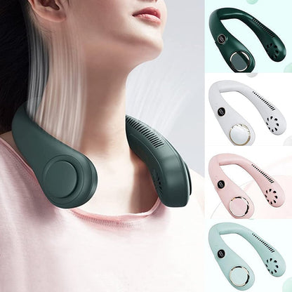 🎧Hands-Free Cooling Wherever Summer Takes You-Stay cool on walks, commutes, outdoor days, and hot workspaces with a lightweight wearable neck fan.