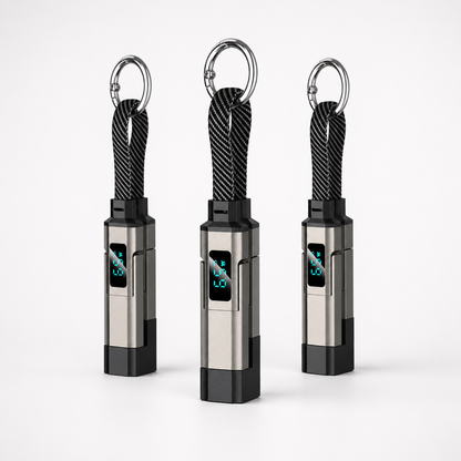 upup🔥4-in-1 Digital Display Keychain Charging Cable