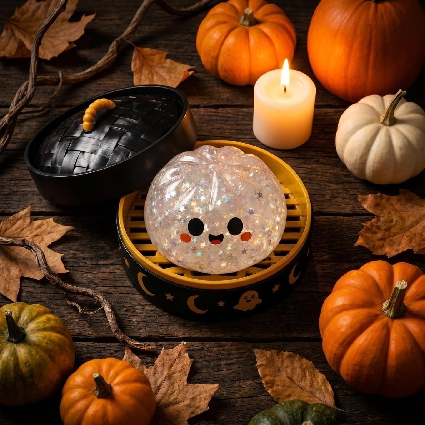 Halloween Bao Bun Squishy Blind Box – Cute Spooky Stress Relief Toy