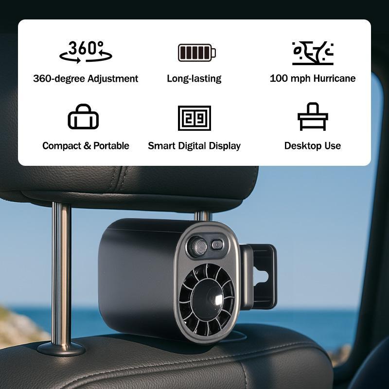 up Clip-On Portable Cooling Fan-Hands-Free Cooling Wherever Summer Takes You