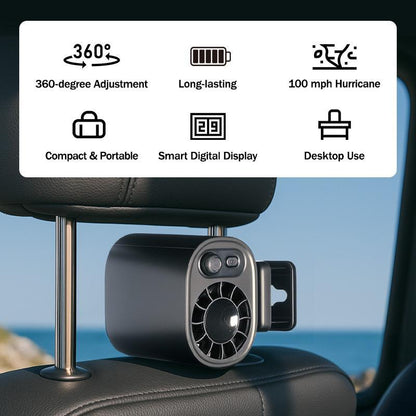 up Clip-On Portable Cooling Fan-Hands-Free Cooling Wherever Summer Takes You