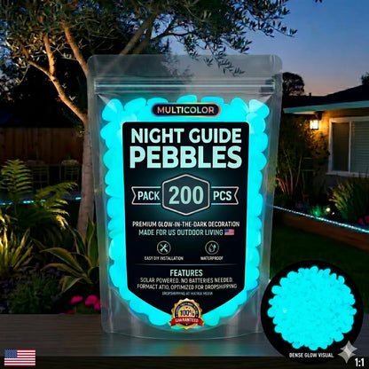 up💥LIMITED TIME ONLY: 49% OFF💥🌈Colorful Glow-in-the-Dark Garden Stones
