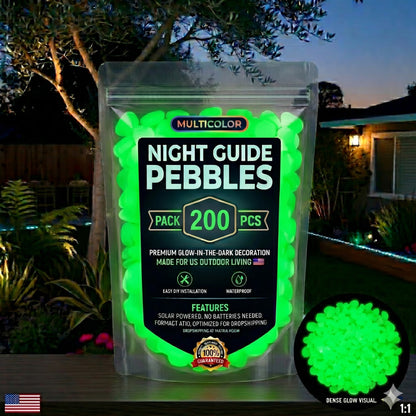 up💥LIMITED TIME ONLY: 49% OFF💥🌈Colorful Glow-in-the-Dark Garden Stones