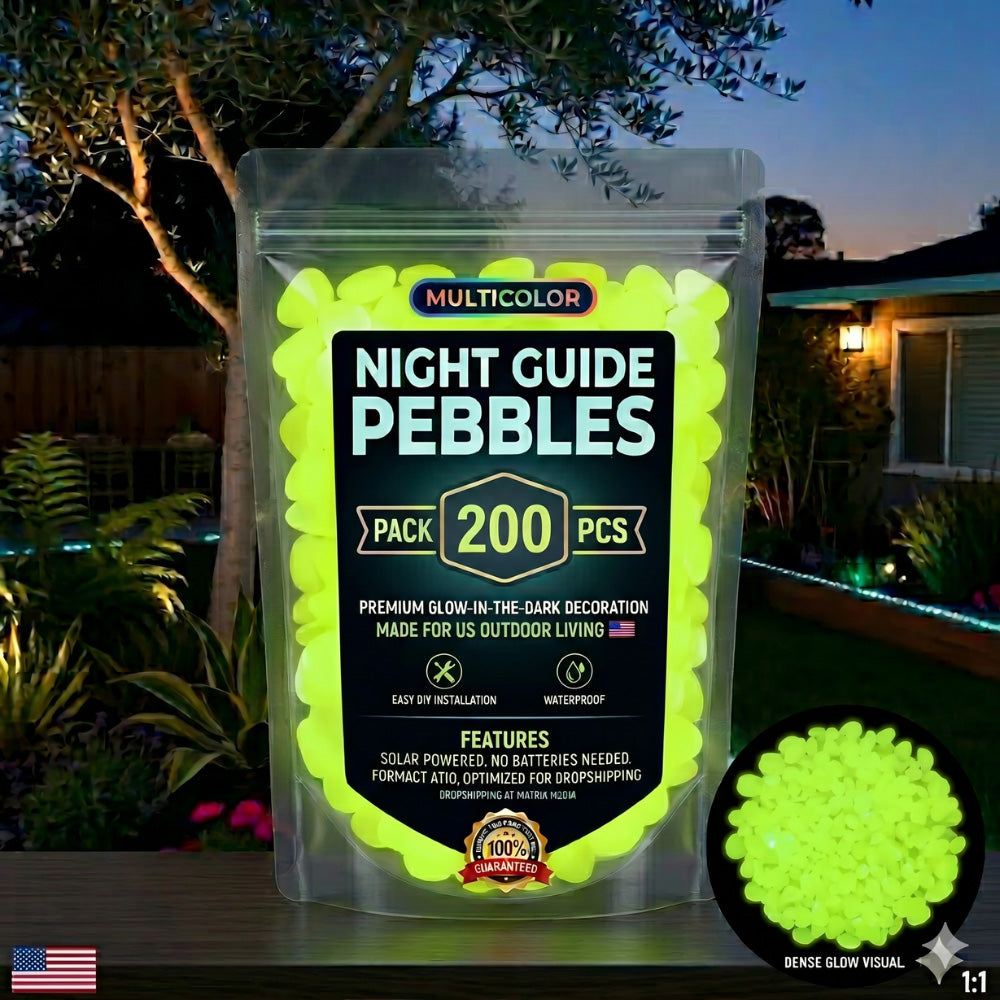 up💥LIMITED TIME ONLY: 49% OFF💥🌈Colorful Glow-in-the-Dark Garden Stones