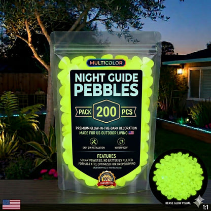 up💥LIMITED TIME ONLY: 49% OFF💥🌈Colorful Glow-in-the-Dark Garden Stones