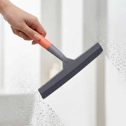 Dulorentacosh Multi-Purpose Window Squeegee - Silicone Blade for Glass, Mirror & Shower Door Cleaning - Ergonomic Non-Slip Handle, Streak-Free Cleaning Tool for Bathroom & Kitchen