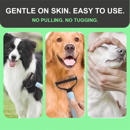 🌸🐱 ivopalo® Double-Sided Grooms Comb – For Dogs & Cats 🐶🐱