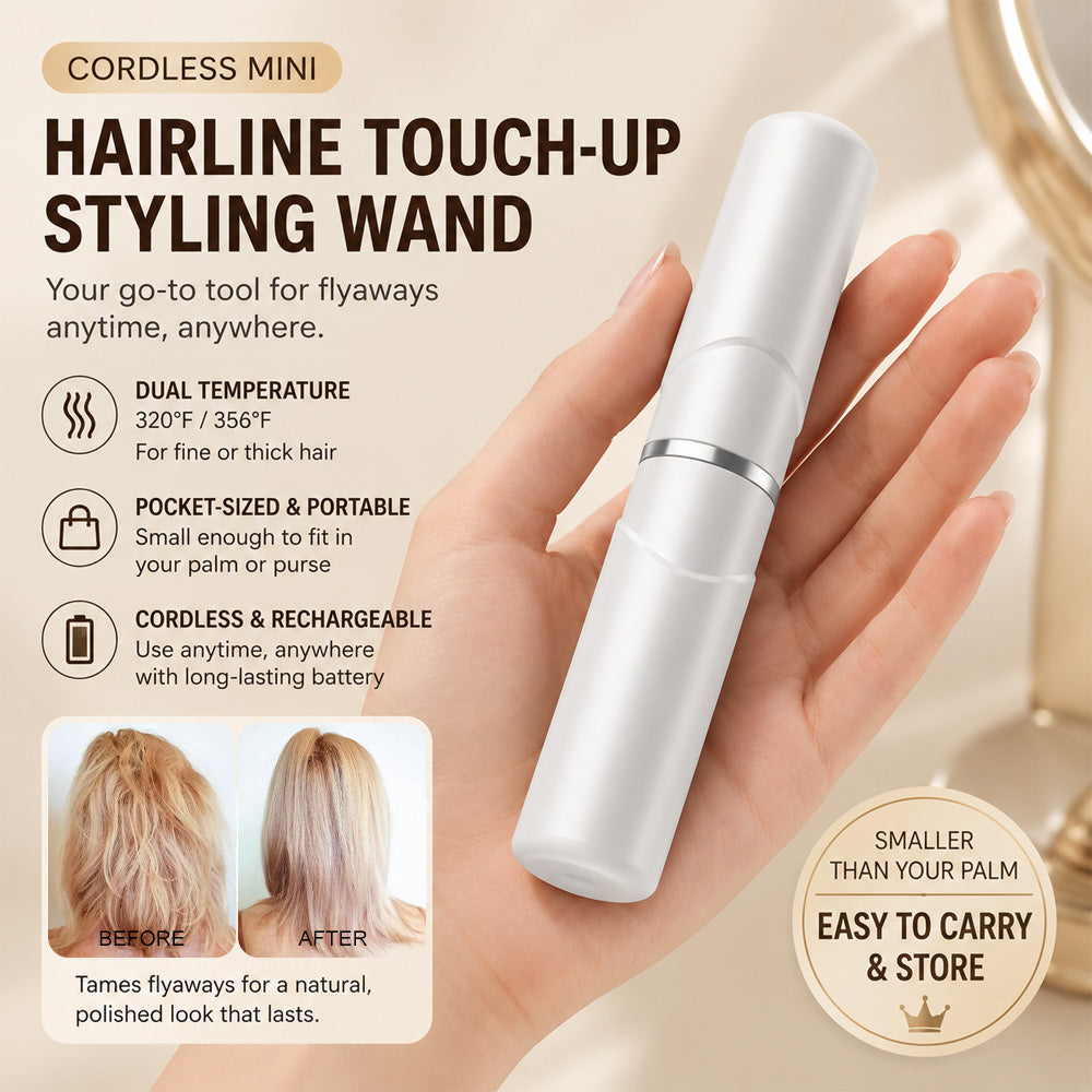 Lipstick-Size Portable Hair Styling Comb
