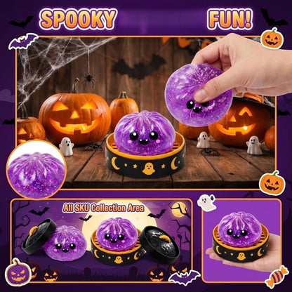 Halloween Bao Bun Squishy Blind Box – Cute Spooky Stress Relief Toy