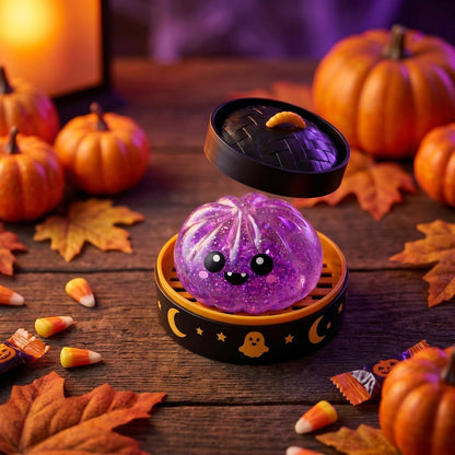 Halloween Bao Bun Squishy Blind Box – Cute Spooky Stress Relief Toy