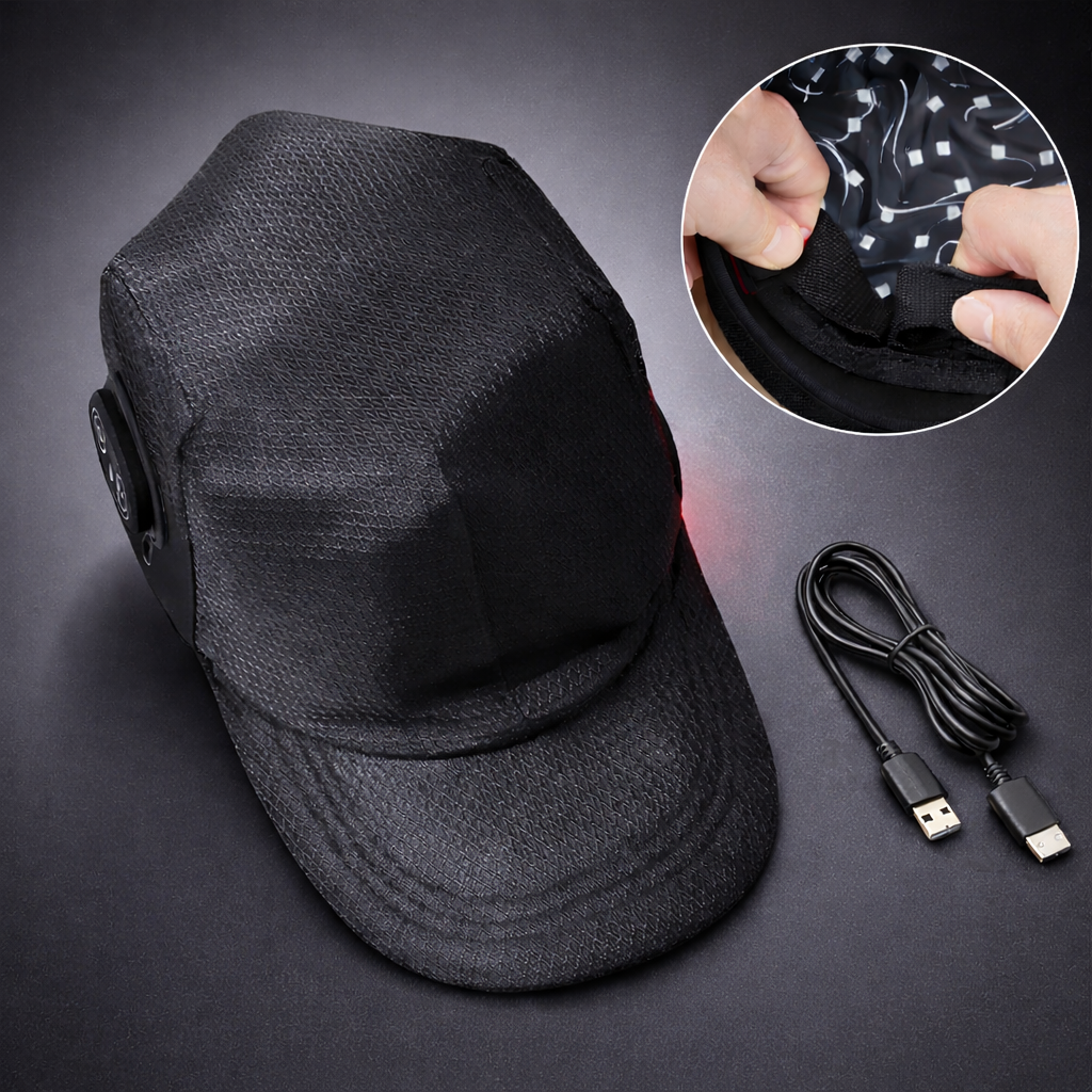 🔴 Ivopalo® Red Light Therapy Hair Cap – At-Home Scalp Care Cap for Fuller-Looking Hair