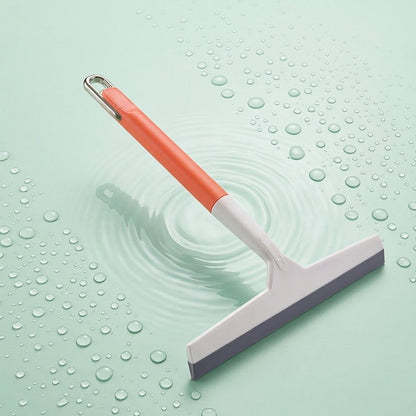 Dulorentacosh Multi-Purpose Window Squeegee - Silicone Blade for Glass, Mirror & Shower Door Cleaning - Ergonomic Non-Slip Handle, Streak-Free Cleaning Tool for Bathroom & Kitchen