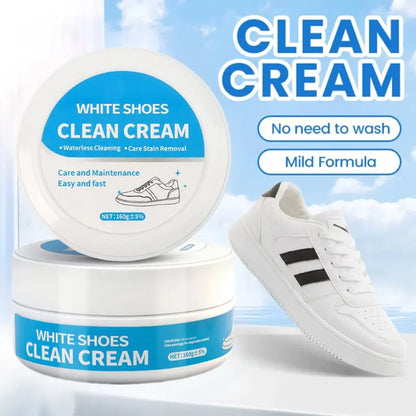up👟 Instant White Shoe Cleaner Cream — Erase Dirt & Stains in Seconds