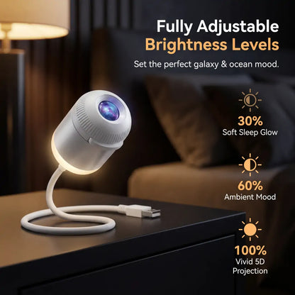 🔥50% OFF! 🔥HD Smart Dynamic 5D Holographic Night Light Projector