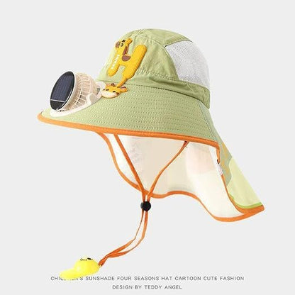 ☀️ SUMMER SALE 50% OFF 🔥 Kids Cooling Sun Protection Fan Hat - Beat Summer Heat & Protect Your Child Outdoors