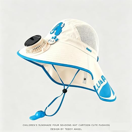 ☀️ SUMMER SALE 50% OFF 🔥 Kids Cooling Sun Protection Fan Hat - Beat Summer Heat & Protect Your Child Outdoors